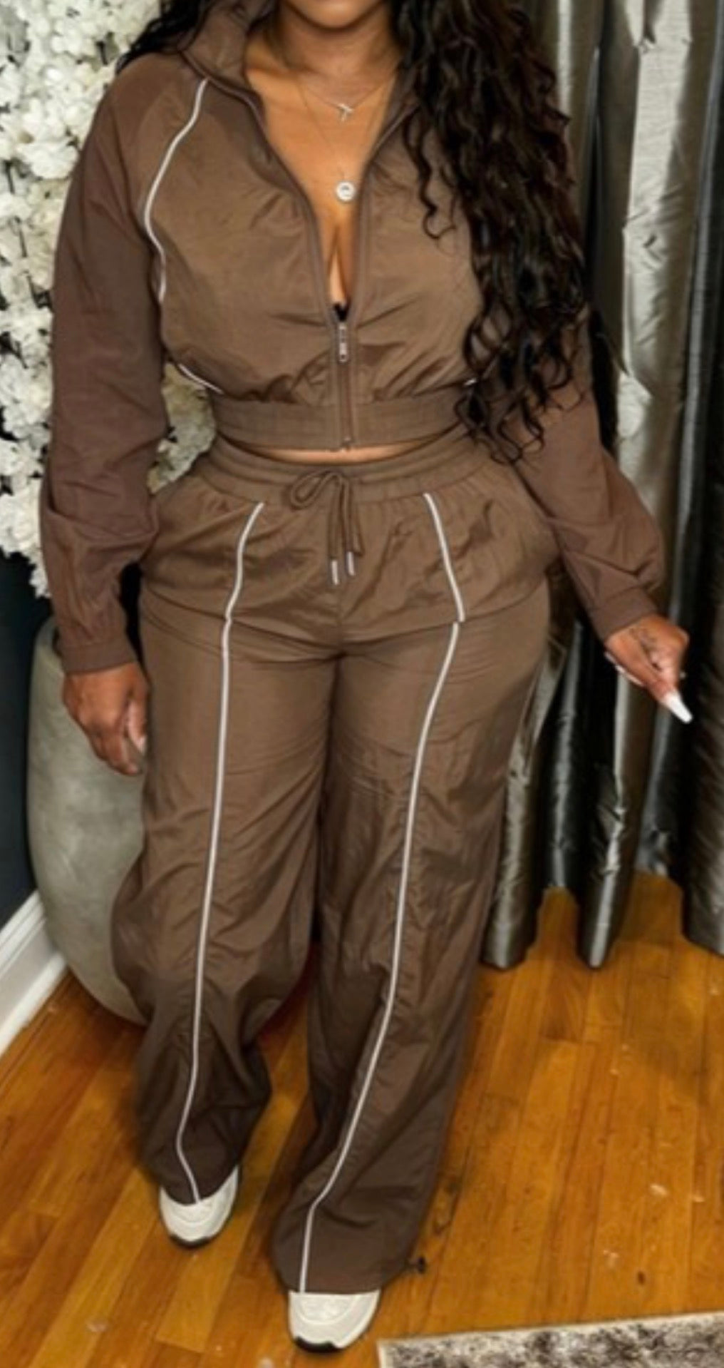 Wide Leg Pants Set